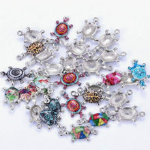 Load image into Gallery viewer, Turtely Beautiful Pendant – Set of 5 Charming Turtle Jewelry & Craft Accessory