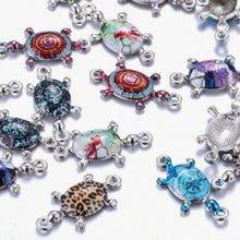 Load image into Gallery viewer, Turtely Beautiful Pendant – Set of 5 Charming Turtle Jewelry & Craft Accessory