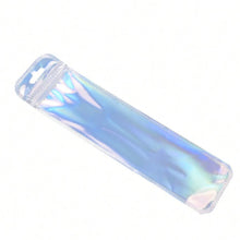 Load image into Gallery viewer, Holographic Pen Bags – Set of 10 Shiny Pencil Cases for Stationery, Crafts & Gifts