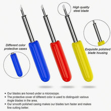 Load image into Gallery viewer, Cutting Machine Replacement Blades - Set of 3 Premium Precision Blades for Crafting