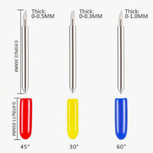 Load image into Gallery viewer, Cutting Machine Replacement Blades - Set of 3 Premium Precision Blades for Crafting