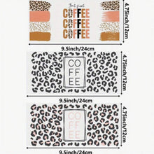 Load image into Gallery viewer, Coffee DTF Sticker Set of 3 – Waterproof Decals for Cups & Journals