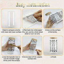 Load image into Gallery viewer, Coffee DTF Sticker Set of 3 – Waterproof Decals for Cups & Journals