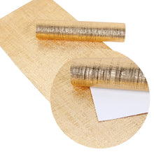 Load image into Gallery viewer, Brushed Metal Vegan Leather – Metallic Faux Leather in 4 Colors | Sheets & Rolls Available