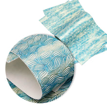 Load image into Gallery viewer, Leaf Embossed Vegan Leather for Crafting – Available in 3 Colours