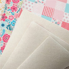 Load image into Gallery viewer, Floral Vegan Leather 8 pc Set – Elegant Flower-Inspired Faux Leather Sheets