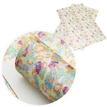 Load image into Gallery viewer, Leopard Sequin Glitter Faux Leather – Eye-catching Faux Leather Design for Crafts & Accessories