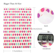 Load image into Gallery viewer, Summer Salad Fine Glitter Vegan Leather Set – 7 Piece Faux Leather Sheets for Crafting