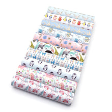 Load image into Gallery viewer, Animal Printed Vegan Leather Set – 10 Piece Faux Leather Sheets for Crafting