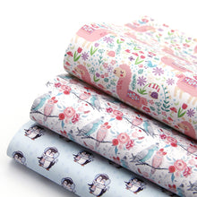 Load image into Gallery viewer, Animal Printed Vegan Leather Set – 10 Piece Faux Leather Sheets for Crafting