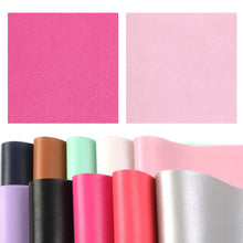 Load image into Gallery viewer, Plain Color Slight Shine Finish Vegan Leather – 10 Piece Set