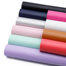 Load image into Gallery viewer, Plain Color Slight Shine Finish Vegan Leather – 10 Piece Set