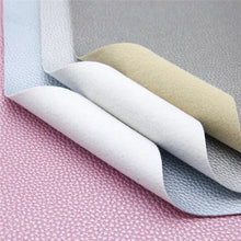 Load image into Gallery viewer, Pearl Lychee Vegan Leather 10 pc Set – Elegant Texture Faux Leather for Sophisticated Crafts