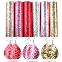 Load image into Gallery viewer, Metallic Vegan Leather A5 6 pc Set – Shimmering Faux Leather Sheets for Luxe Creations