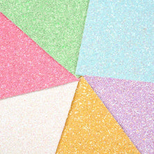 Load image into Gallery viewer, Candy Box Chunky Glitter Vegan Leather – A5 6 Piece Set for Crafting