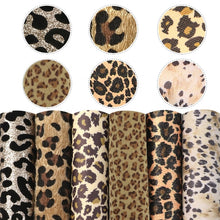Load image into Gallery viewer, Wild About Animal Print Vegan Leather 6 pc Set – Bold Patterns Faux Leather for Fierce DIY Projects