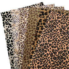 Load image into Gallery viewer, Wild About Animal Print Vegan Leather 6 pc Set – Bold Patterns Faux Leather for Fierce DIY Projects