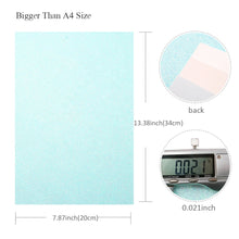 Load image into Gallery viewer, Blue Mermaid Vegan Leather 6 pc Set – Magical and Mystical Faux Leather Crafting Material