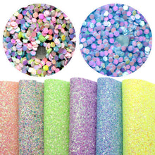 Load image into Gallery viewer, Glow In The Dark Vegan Leather Set – 6-Piece Faux Leather Sheets for Crafting