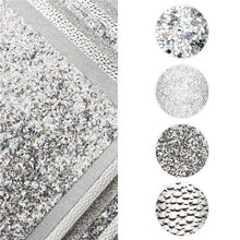 Load image into Gallery viewer, Silver Vegan Leather 8 pc Set – Sleek Faux Leather Sheets for Modern Crafting