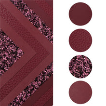 Load image into Gallery viewer, Burgundy Vegan Leather 8 pc Set – Rich Faux Leather Sheets for Luxurious Crafting