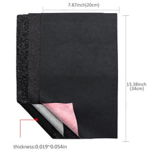 Load image into Gallery viewer, Black Vegan Leather 6 pc Set – Timeless Elegance Faux Leather for Crafting Projects