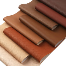 Load image into Gallery viewer, Brown Bouquet Vegan Leather 8 pc Set – Earthy Faux Leather for Elegant Creations