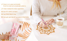 Load image into Gallery viewer, Textured Metallic Adhesive Vinyl – 4 Colors Available | Premium Craft Vinyl