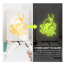 Load image into Gallery viewer, Glow in the Dark Adhesive Vinyl – 2 Luminous Colors for Eye-Catching DIY Projects
