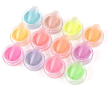 Load image into Gallery viewer, Glow in the Dark Powder Set – Set of 12 Neon Colors for Resin, Crafts & DIY Projects