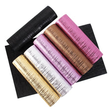 Load image into Gallery viewer, Brushed Metal Vegan Leather – Metallic Faux Leather in 4 Colors | Sheets & Rolls Available