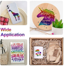 Load image into Gallery viewer, Holographic Adhesive Rainbow Vinyl – Carbon Fiber Effect for Creative Crafts