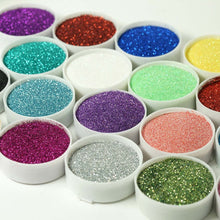 Load image into Gallery viewer, Extra Fine Craft Glitter – 12 Rich Colours for Sparkling Detail Work