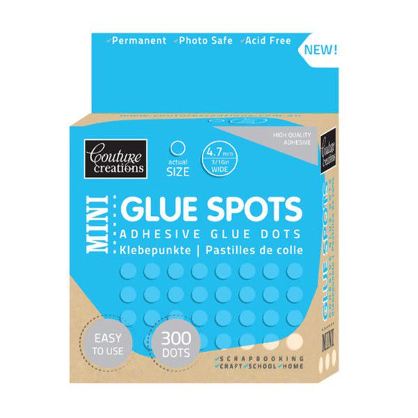 Couture Creations Mini Glue Spots Indi & Oak