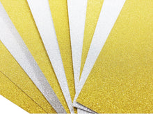 Load image into Gallery viewer, Premium Glitter Cardstock – Pack of 10 Sparkling Cardstock for Crafting & DIY Projects