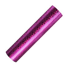 Load image into Gallery viewer, Holographic Bubble Vinyl – Pink Adhesive Craft Sheet with 3D Effect