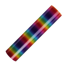 Load image into Gallery viewer, Holographic Adhesive Rainbow Vinyl – Carbon Fiber Effect for Creative Crafts