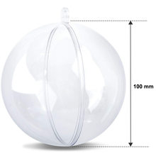 Load image into Gallery viewer, DIY Clear Sphere Baubles – Fillable Christmas Ornaments