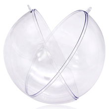 Load image into Gallery viewer, DIY Clear Sphere Baubles – Fillable Christmas Ornaments