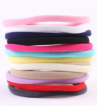 Load image into Gallery viewer, Nylon Headbands – Set of 10 Soft, Stretchy & Seamless for Babies, Kids & Crafts