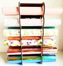 Load image into Gallery viewer, Vinyl Storage Rack & Organizer – Keep Vinyl & Wrapping Paper Neat and Organized