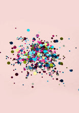 Load image into Gallery viewer, Round Sequin Jar – Assorted Color Sequins for Crafts, Resin, and DIY Projects