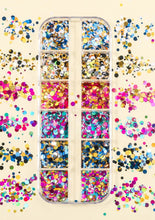 Load image into Gallery viewer, Round Shaped Sequins – Assorted Colors for Crafts, Resin, Jewelry & DIY Projects