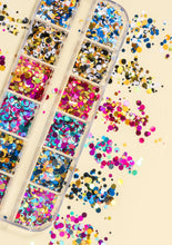 Load image into Gallery viewer, Round Shaped Sequins – Assorted Colors for Crafts, Resin, Jewelry & DIY Projects