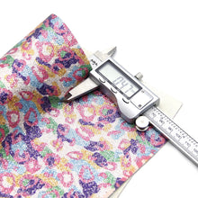 Load image into Gallery viewer, Leopard Sequin Glitter Faux Leather – Eye-catching Faux Leather Design for Crafts & Accessories