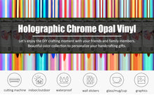 Load image into Gallery viewer, Opal Adhesive Vinyl – Iridescent Finish | 4 Color Options