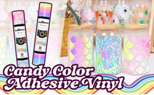 Load image into Gallery viewer, Candy Color Craft Vinyl – 2 Glossy Designs for Bold, Sweet-Inspired Projects