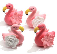 Load image into Gallery viewer, Flamingo Flatback Embellishment – Pink Resin for Crafts & DIY