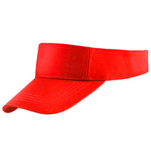 Load image into Gallery viewer, Sunvisor Cap – Bright Orange Sun Protection Headwear