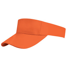 Load image into Gallery viewer, Sunvisor Cap – Bright Orange Sun Protection Headwear
